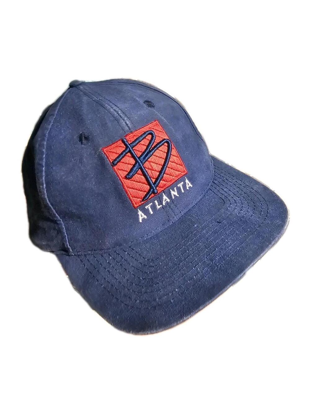 Atlanta Braves Sports Specialties MLB Genuine Merch Twill Strapback 1990s Blue